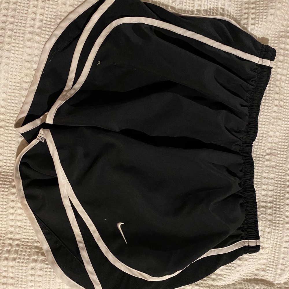 Black dri-fit Nike athletic shorts